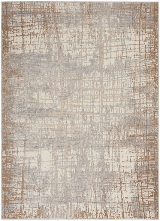 Calvin Klein Ck950 Rush CK950 Ivory Taupe Contemporary Machinemade Rug - Rugs - Calvin Klein - Atlanta Designer Rugs