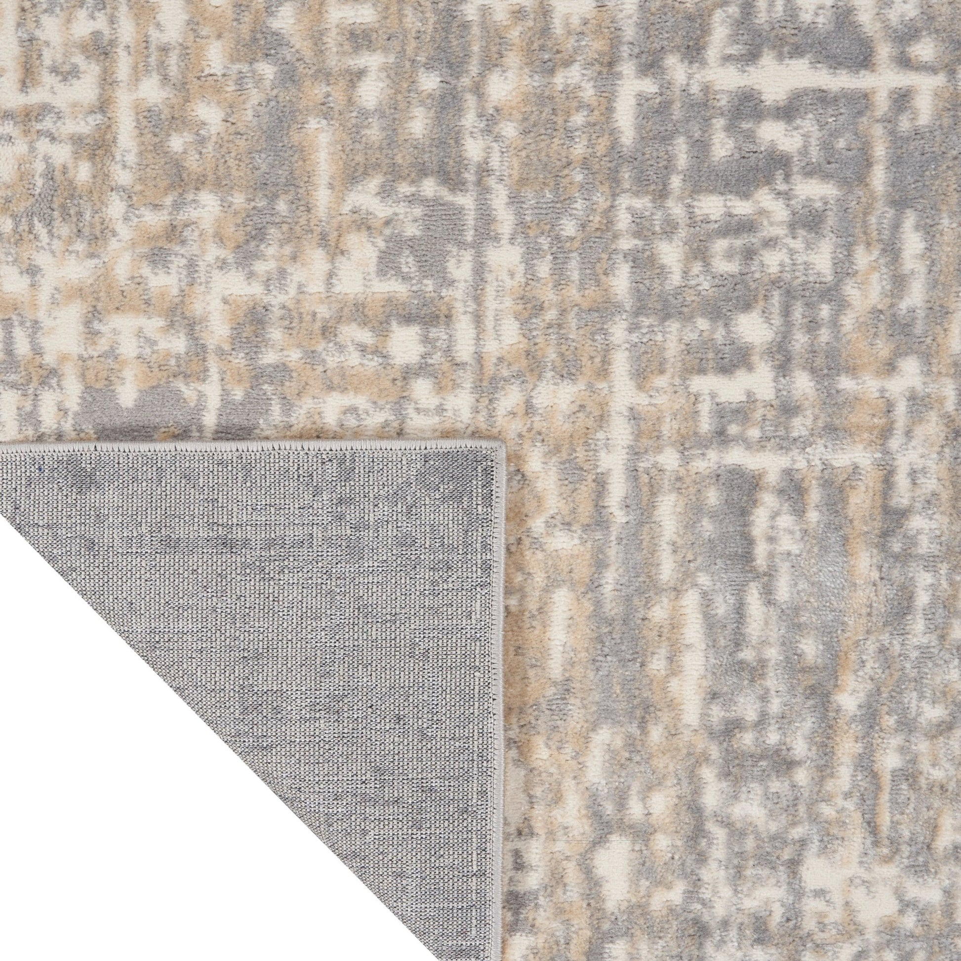 Calvin Klein Ck005 Enchanting ECH04 Grey Beige Contemporary Machinemade Rug - Rugs - Calvin Klein - Atlanta Designer Rugs