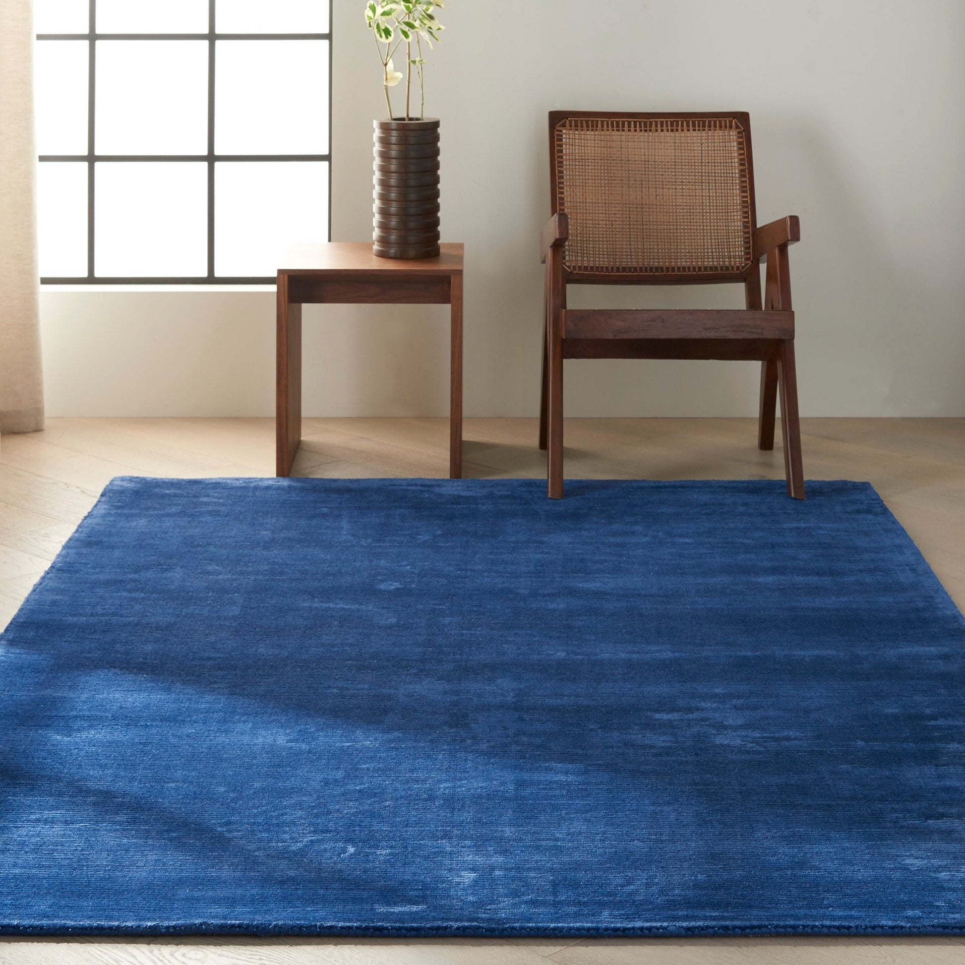 Calvin Klein Home Lunar LUN1 Klein Blue Contemporary Woven Rug - Rugs - Calvin Klein Home - Atlanta Designer Rugs