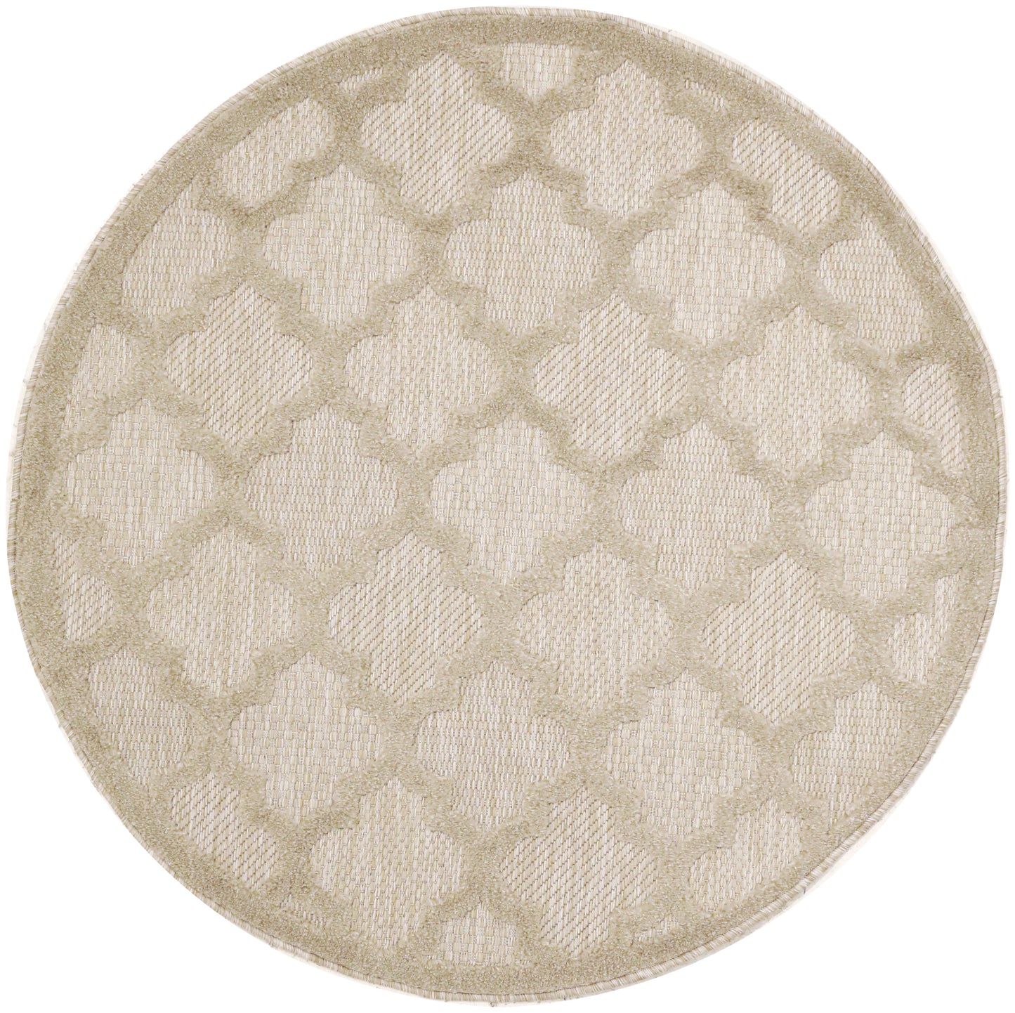 Nourison Home Easy Care NES01 Cream Contemporary Flat Weave Rug