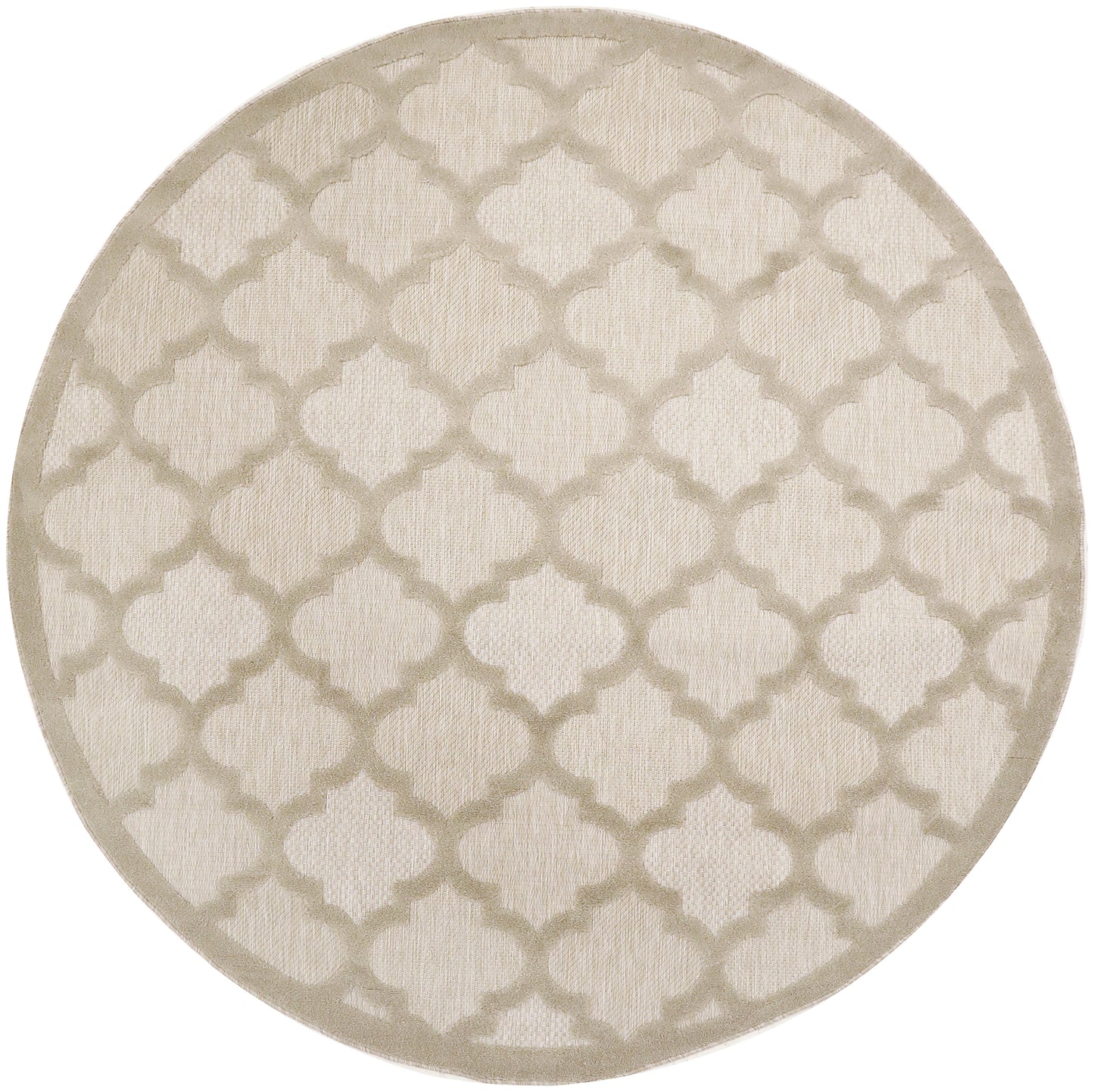 Nourison Home Easy Care NES01 Cream Contemporary Flat Weave Rug