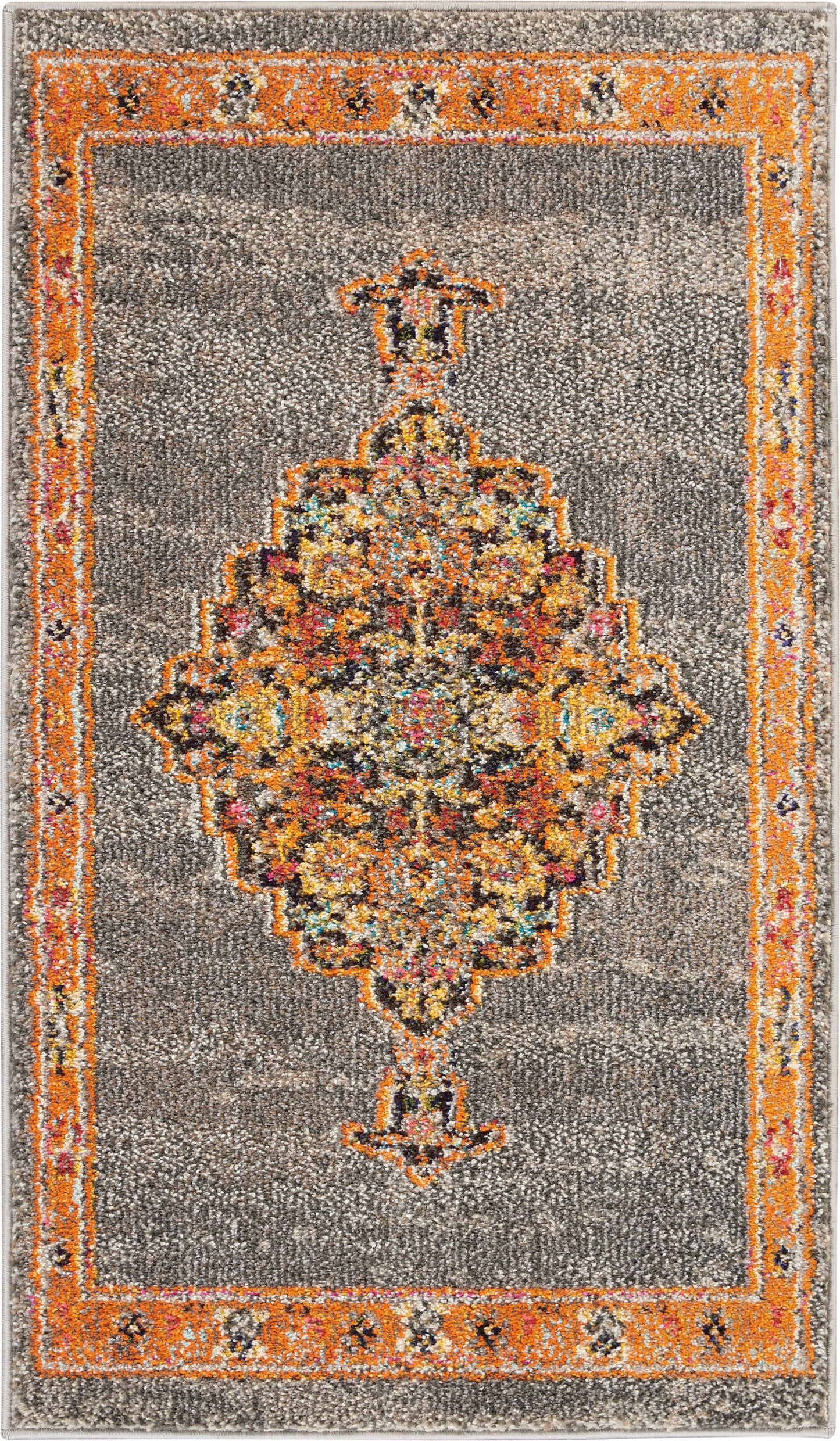 Nourison Home Passionate PST01 Grey Traditional Power-Loomed Rug