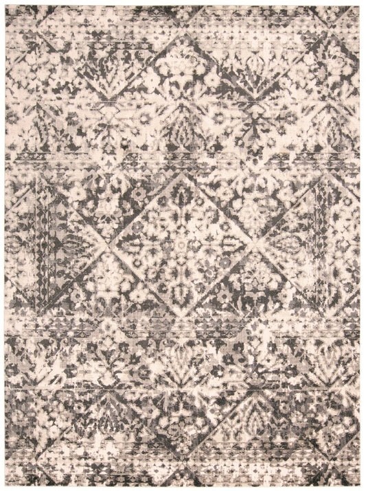 Feizy Kano 3876F Charcoal Ivory Transitional/Bohemian & Eclect Rug - Rugs - Feizy - Atlanta Designer Rugs