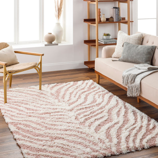 Surya Urban Shag USG-2333 Dusty Pink Modern  Rug