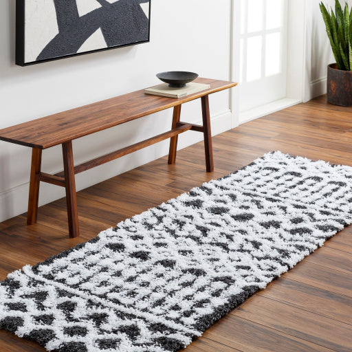 Surya Urban Shag USG-2344 Black Global  Rug