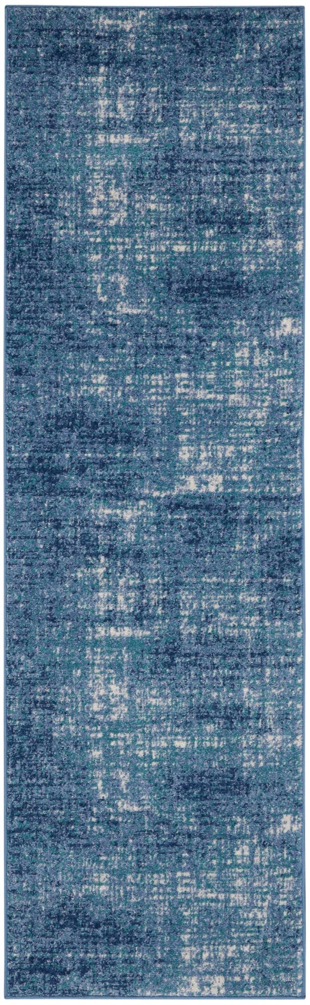 Calvin Klein River Flow RFV02 Teal Ivory Blue Contemporary Machinemade Rug - Rugs - Calvin Klein - Atlanta Designer Rugs