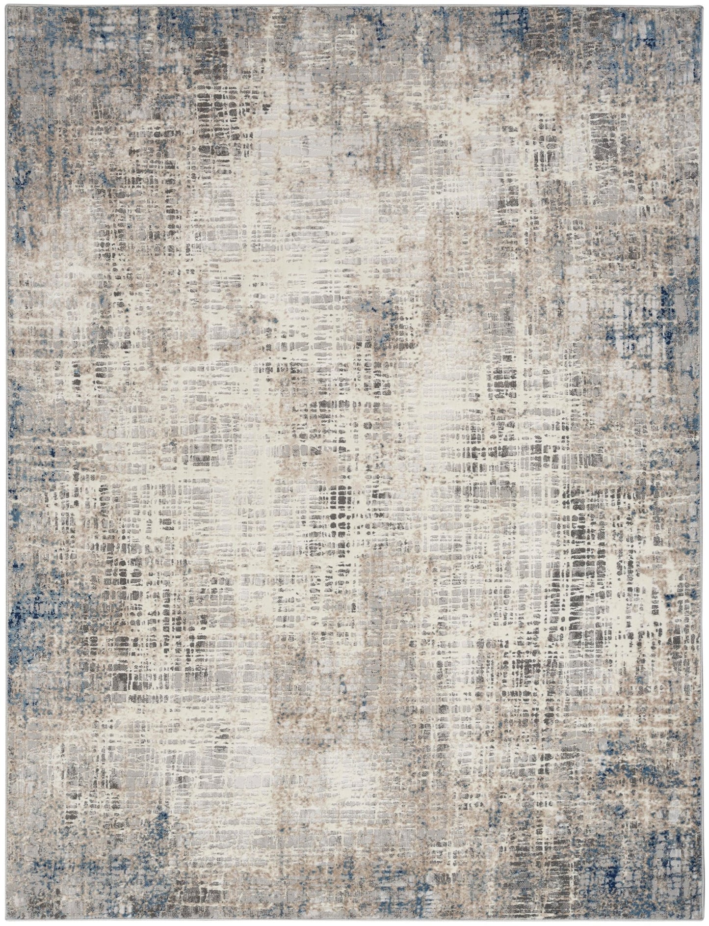 Calvin Klein CK022 Infinity IFN01 Blue Multicolor Contemporary Machinemade Rug - Rugs - Calvin Klein - Atlanta Designer Rugs