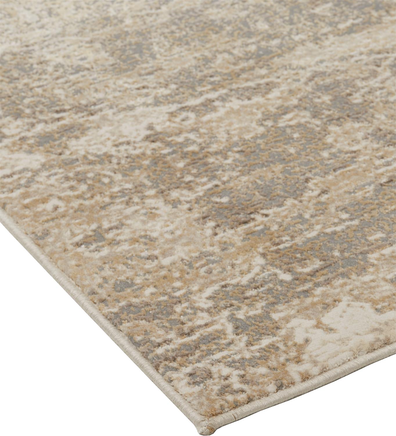 Feizy Parker 3701F Ivory Gray Transitional/Casual Machine Woven Rug - Rugs - Feizy - Atlanta Designer Rugs