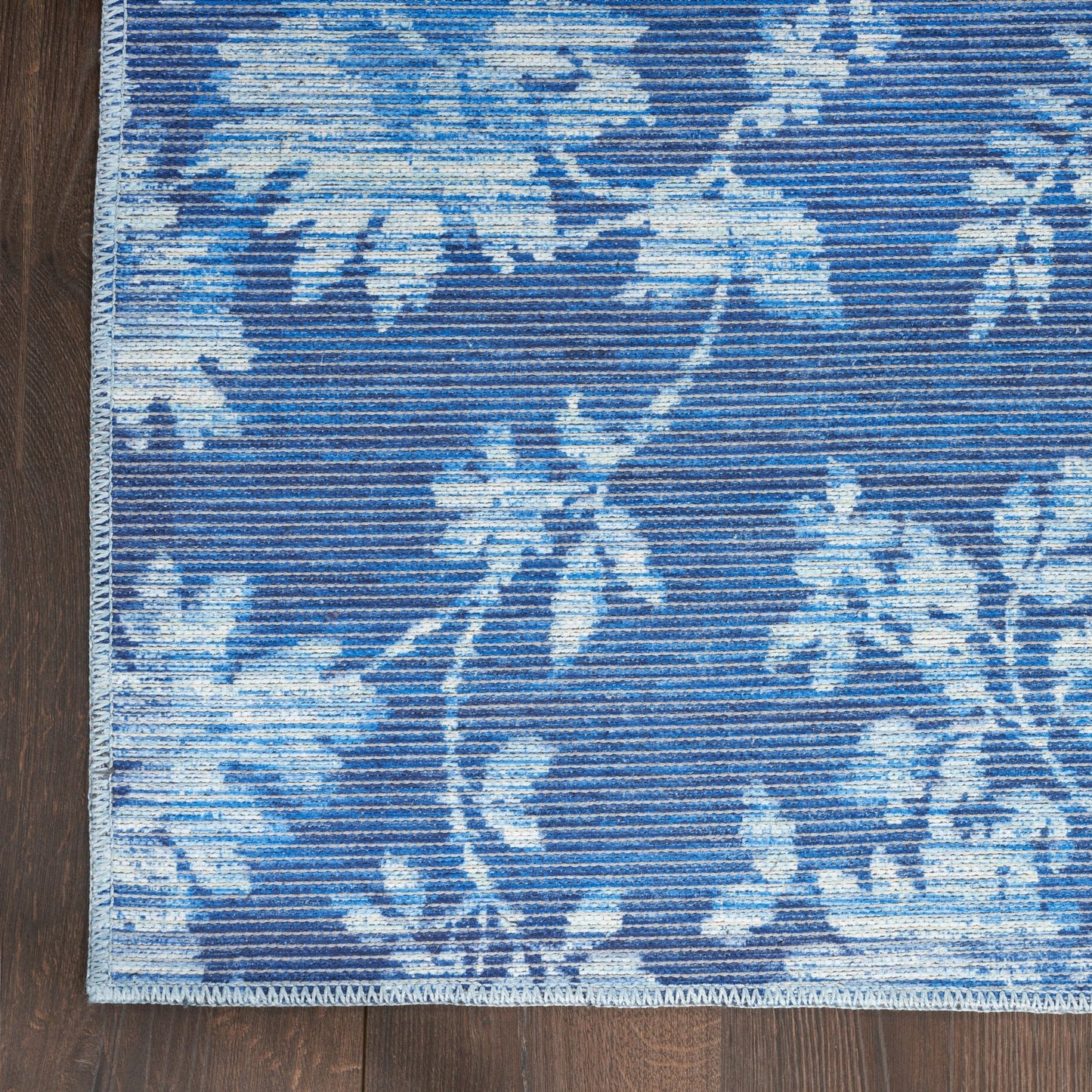 Waverly Washables Collection WAW02 Blue Contemporary Machinemade Rug - Rugs - Waverly - Atlanta Designer Rugs