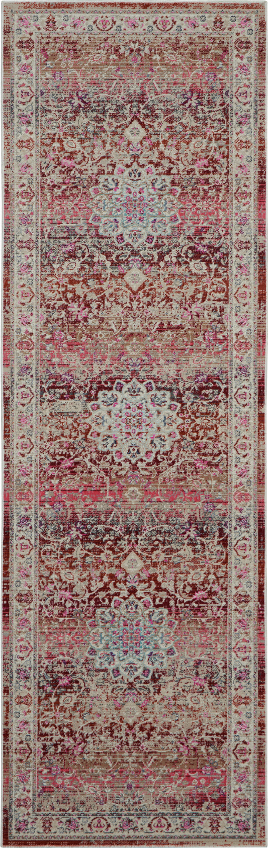 Nourison Home Vintage Kashan  Red  Traditional