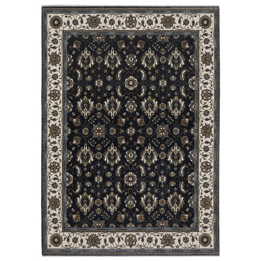 Oriental Weavers Vivian VI03A Blue Ivory Traditional Power - Loomed Rug - Rugs - Oriental Weavers - Atlanta Designer Rugs