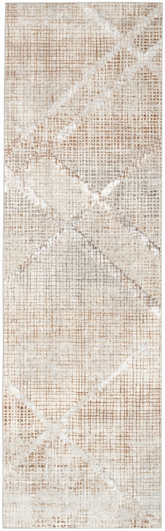 Inspire Me! Home Décor Iliana ILI03 Grey Mocha Contemporary Machinemade Rug - Rugs - Inspire Me! Home Décor - Atlanta Designer Rugs