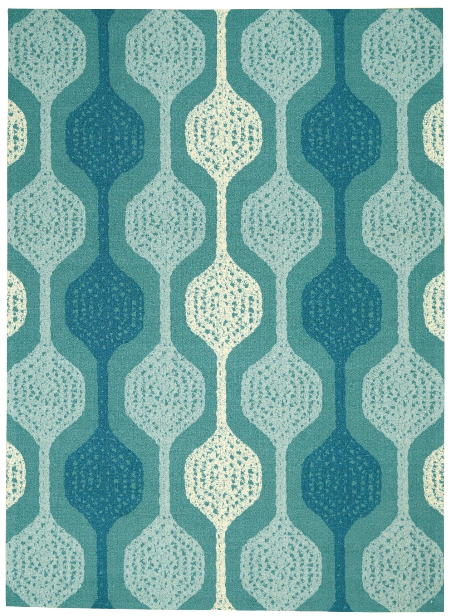 Waverly Sun N Shade SND70 Aqua Contemporary Machinemade Rug - Rugs - Waverly - Atlanta Designer Rugs