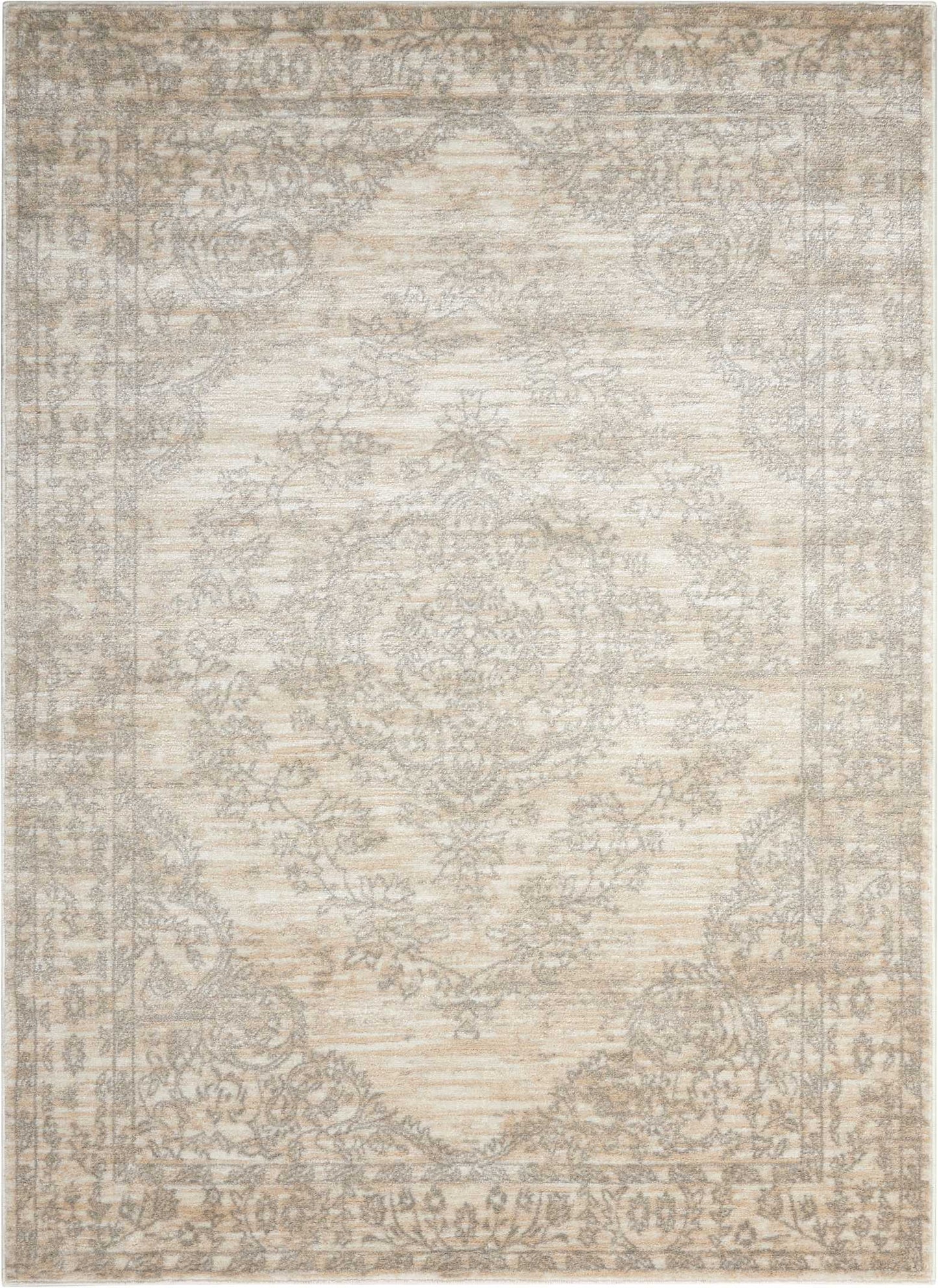 Nourison Home Euphoria EUP04 Bone Traditional Power-Loomed Rug