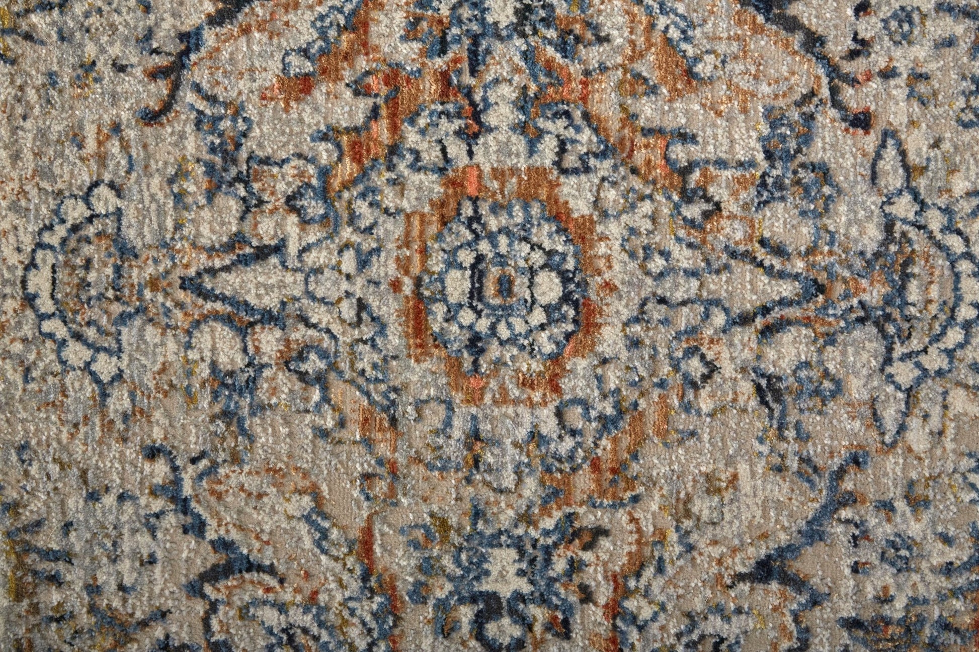 Feizy Kaia 39GNF Blue Multi Transitional/Bohemian & Eclect Machine Woven Rug - Rugs - Feizy - Atlanta Designer Rugs