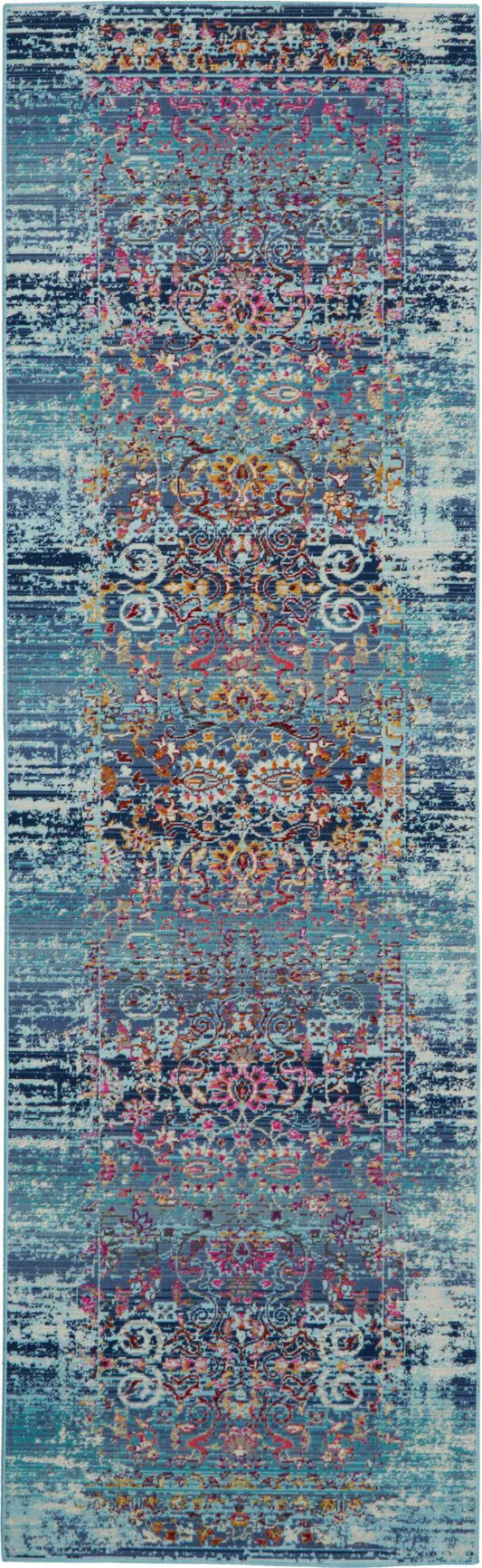 Nourison Home Vintage Kashan  Blue  Traditional