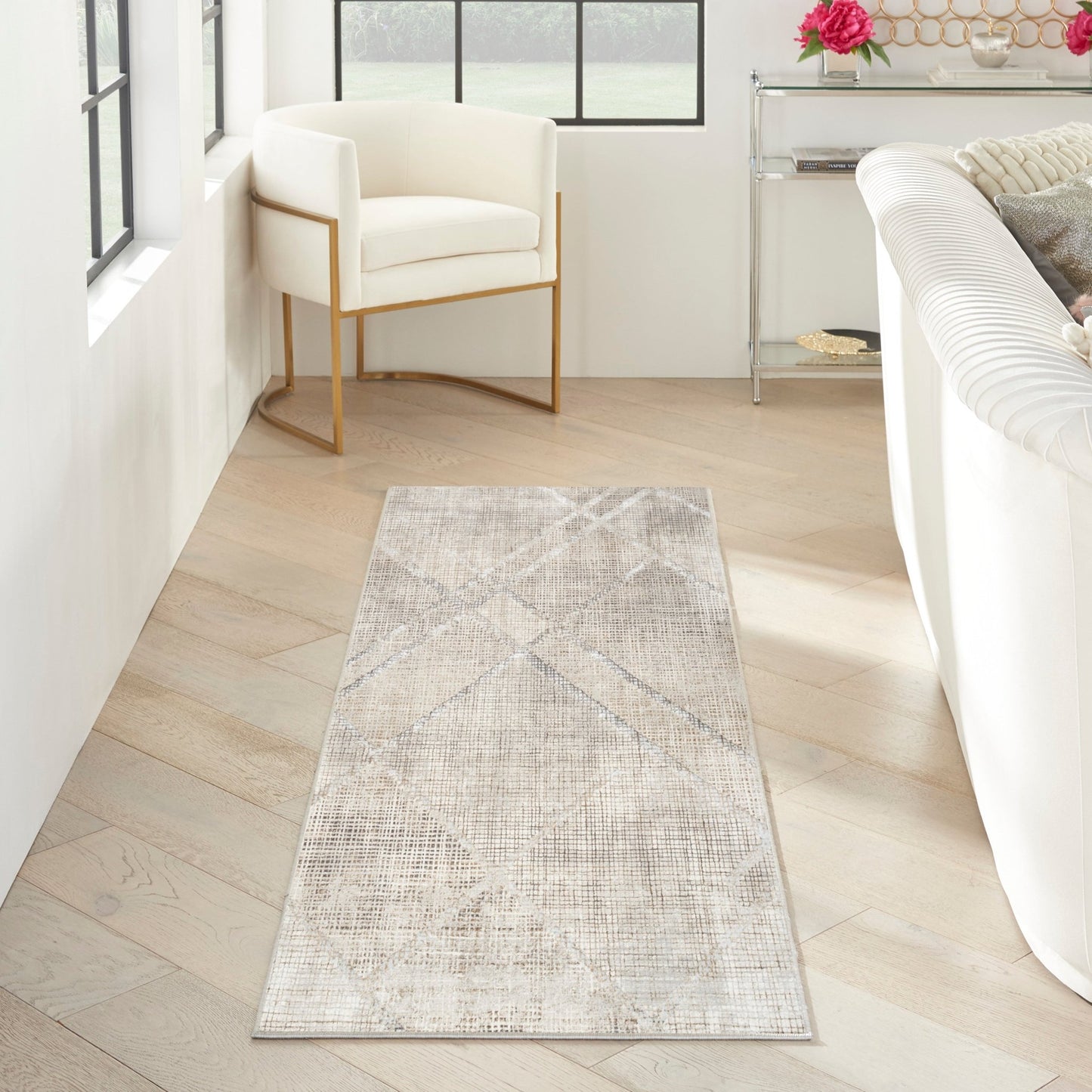 Inspire Me! Home Décor Iliana ILI03 Grey Contemporary Machinemade Rug - Rugs - Inspire Me! Home Décor - Atlanta Designer Rugs