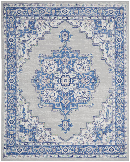 Nourison Home Whimsicle  Grey Blue  Transitional