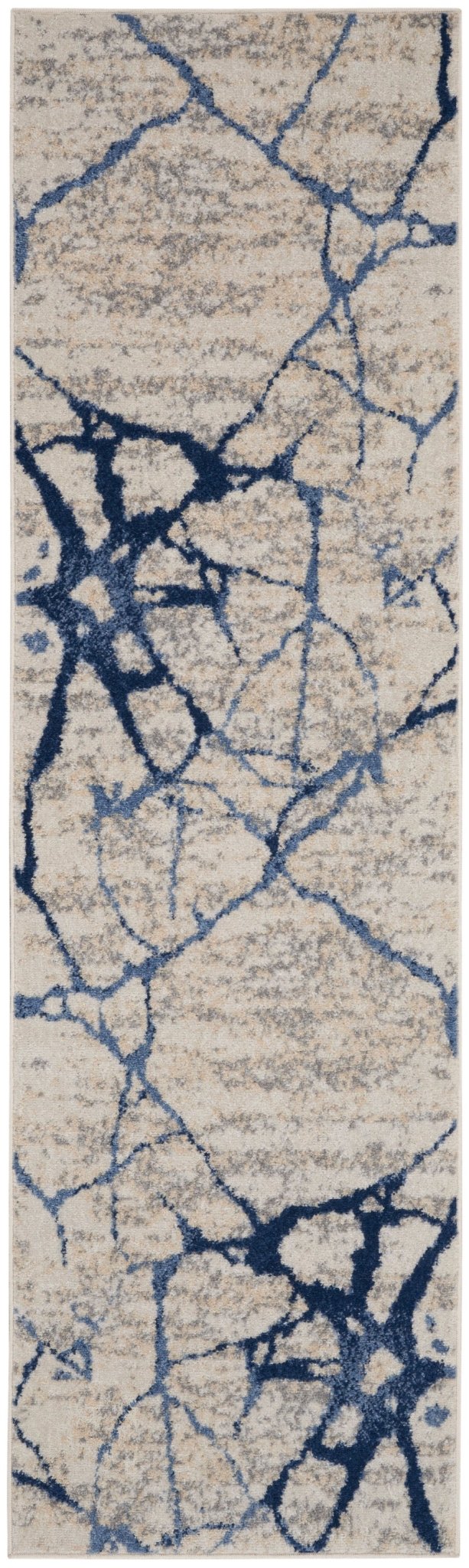 Calvin Klein River Flow RFV05 Ivory Blue Contemporary Machinemade Rug - Rugs - Calvin Klein - Atlanta Designer Rugs