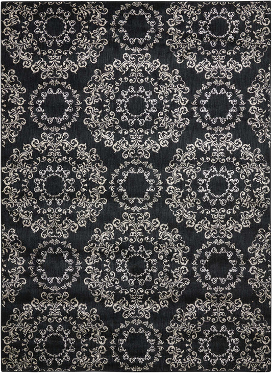 Nourison Home Tranquility  Black  Transitional