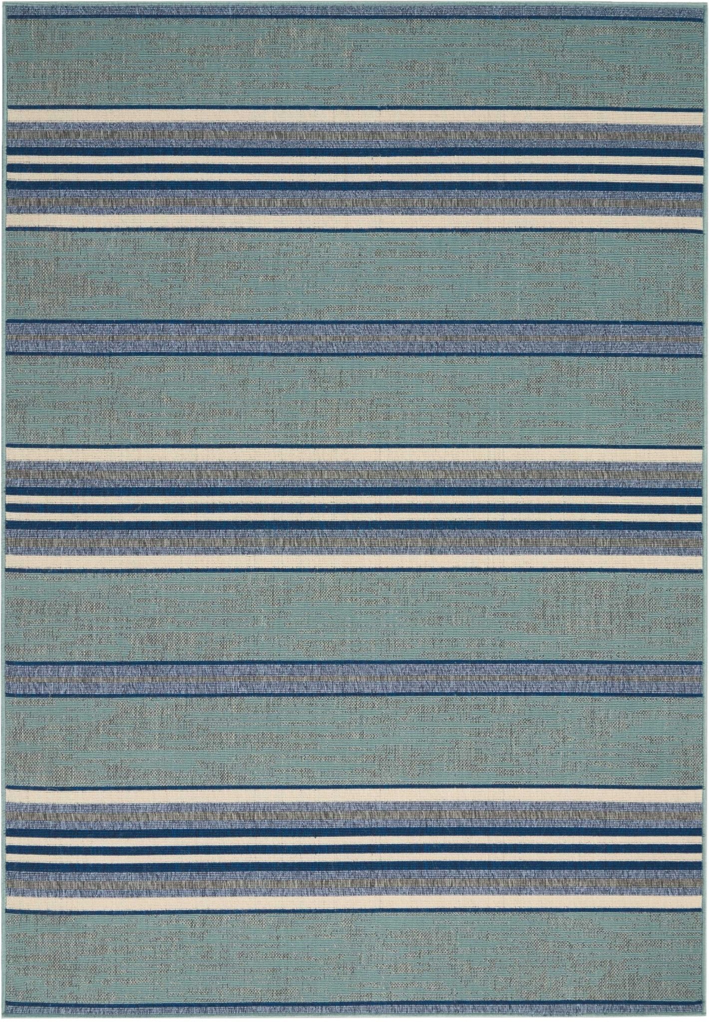 Barclay Butera Lido LID02 Aqua Blue Contemporary Flat Weave Rug - Rugs - Barclay Butera - Atlanta Designer Rugs