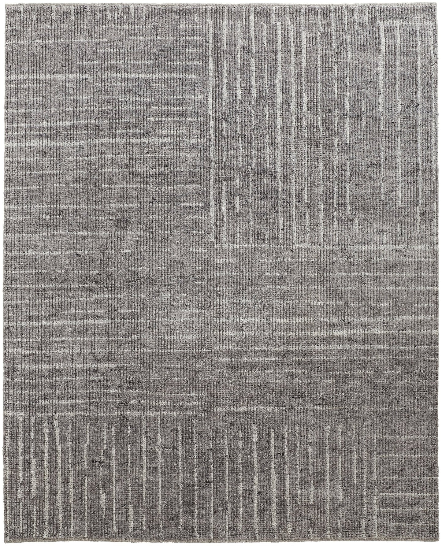 Feizy Alford 6913F Charcoal Modern/Mid - Century Modern/Indu Hand Knotted Rug - Rugs - Feizy - Atlanta Designer Rugs