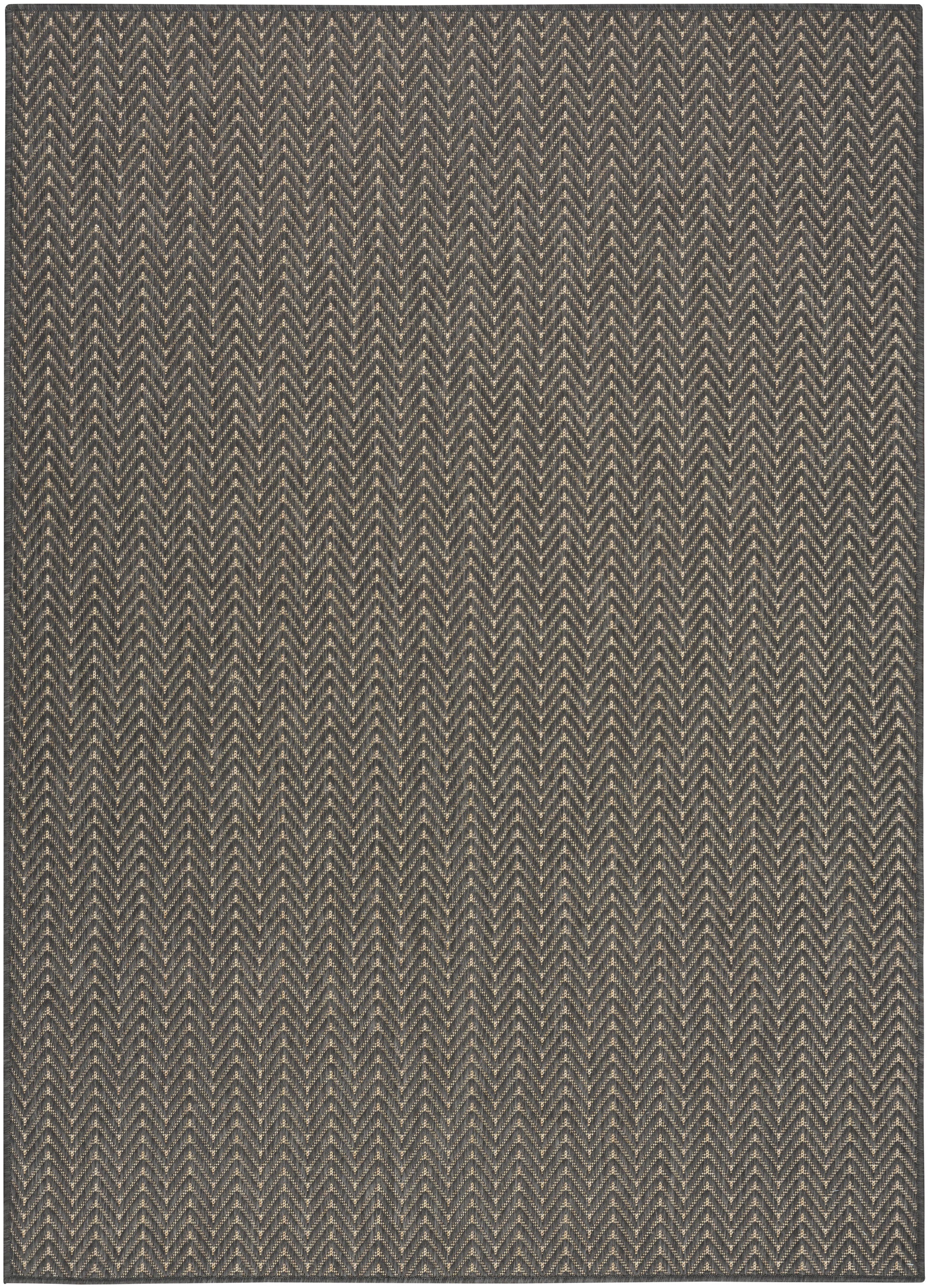 Nourison Home Horizon Indoor/Outdoor  Charcoal  Contemporary