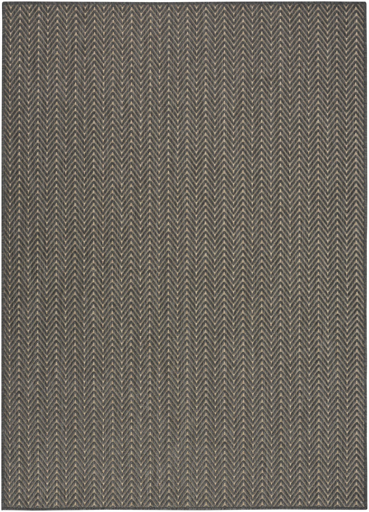 Nourison Home Horizon Indoor/Outdoor  Charcoal  Contemporary