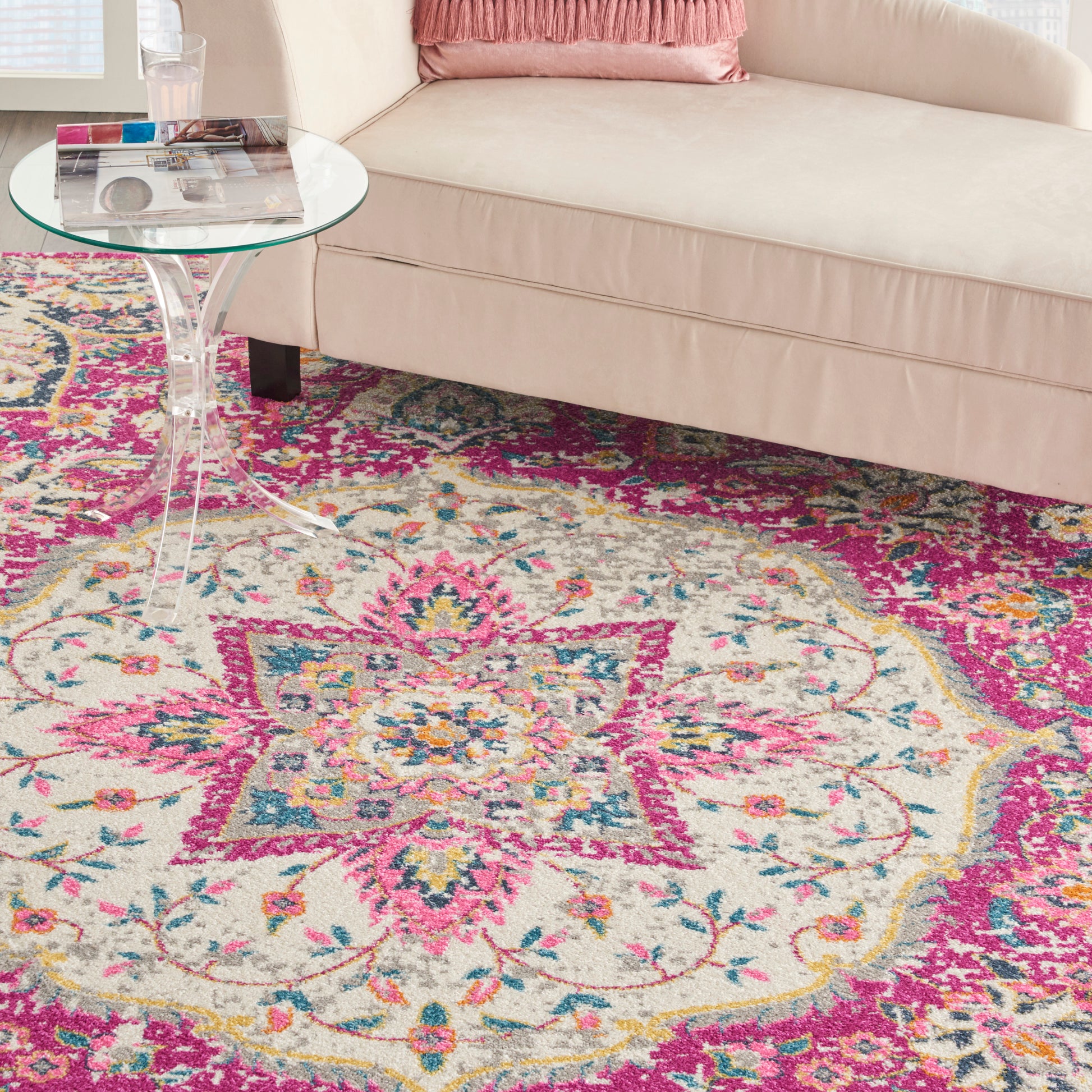 Nourison Home Passion  Pink  Transitional