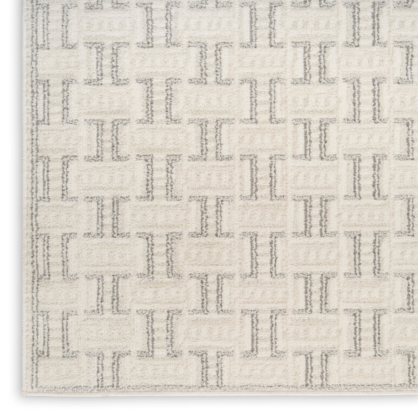 Nourison Home Nordic  Ivory Grey  Contemporary