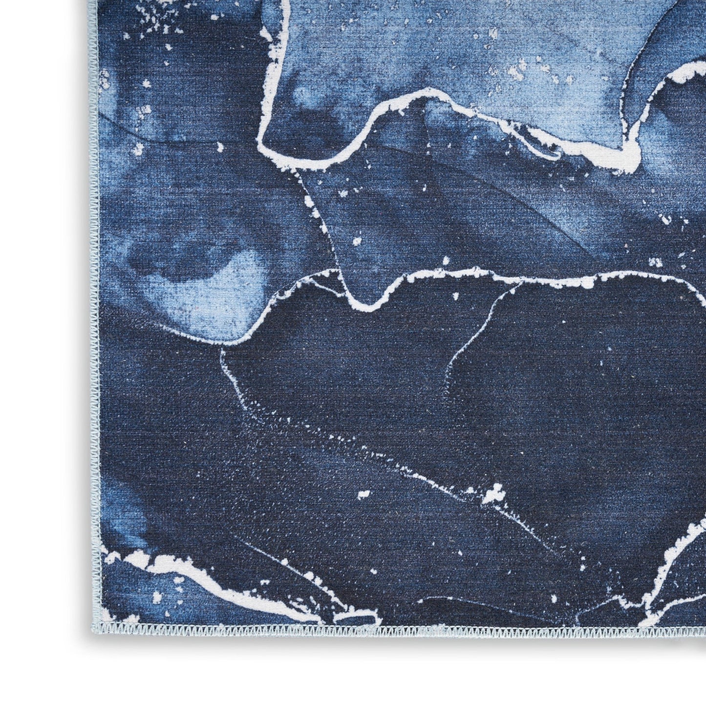 Inspire Me! Home Décor Daydream DDR02 Navy Blue Contemporary Machinemade Rug - Rugs - Inspire Me! Home Décor - Atlanta Designer Rugs