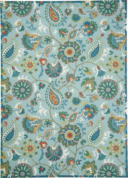 Waverly Sun N Shade  Light Blue  Transitional