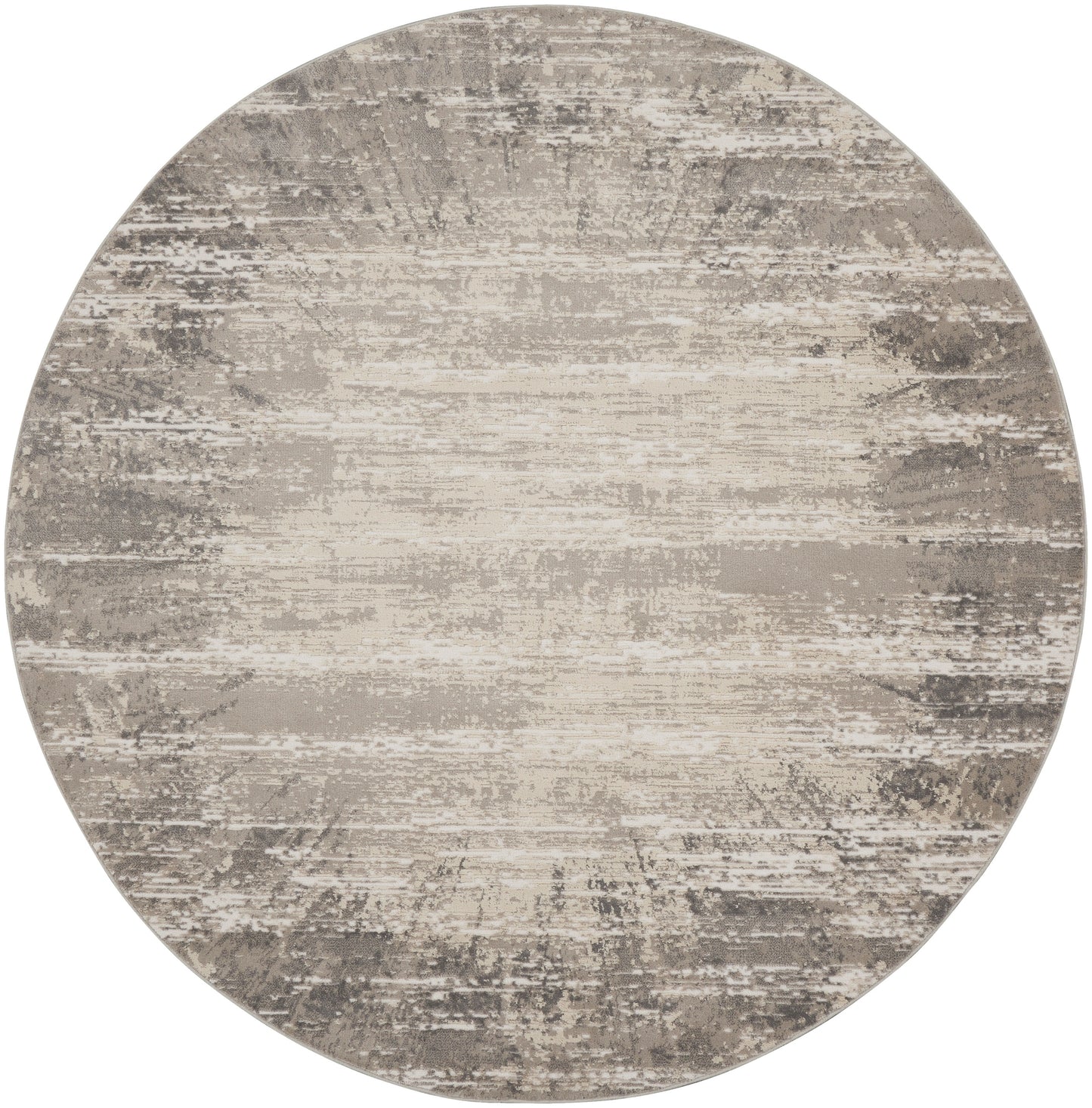 Nourison Home Cyrus CYR04 Ivory Grey Contemporary Power-Loomed Rug