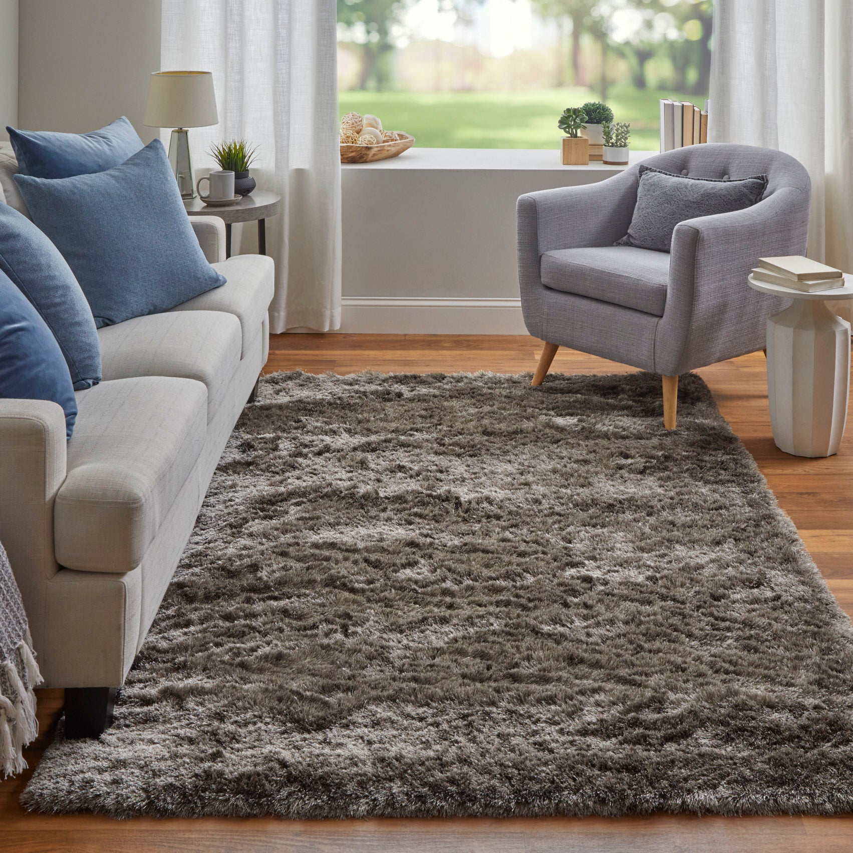 Feizy Indochine 4550F Gray Modern/Luxury & Glam/Casual Hand Tufted Rug - Rugs - Feizy - Atlanta Designer Rugs