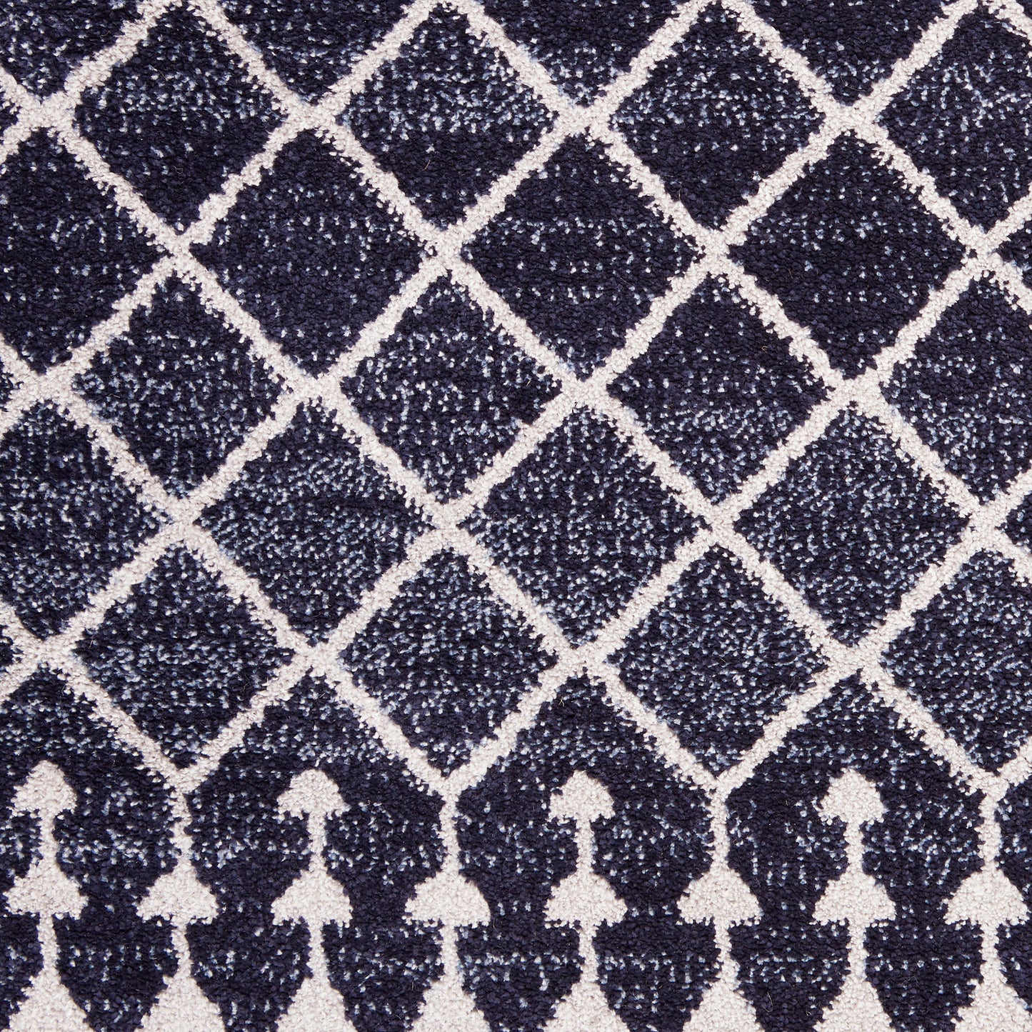 Nourison Home Palermo  Navy Grey  Contemporary