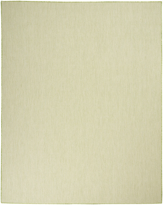 Nourison Home Courtyard  Ivory Green  Contemporary