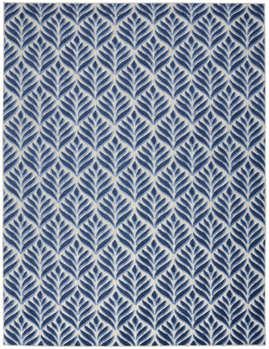 Nourison Home Aloha  Blue  Contemporary