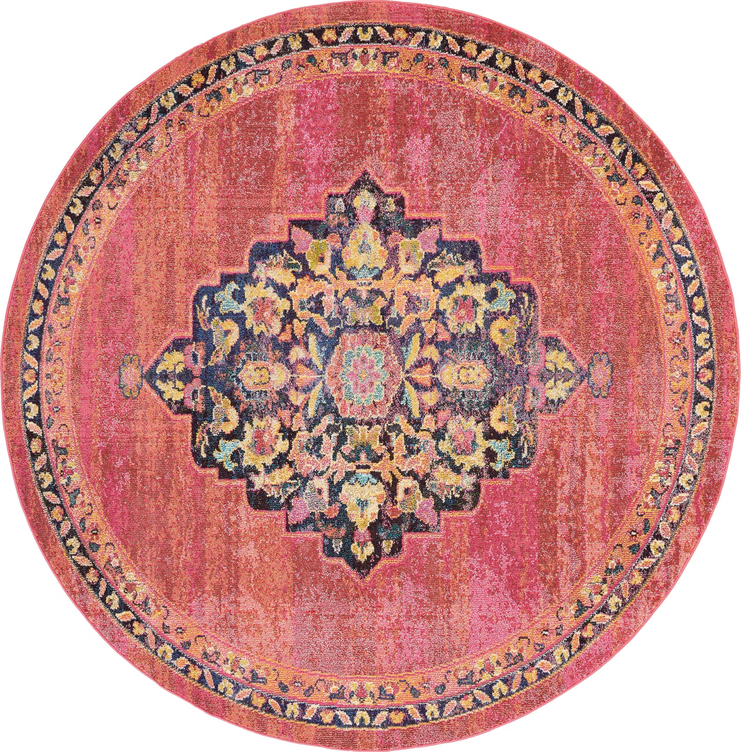 Nourison Home Passionate PST01 Pink Flame Traditional Power-Loomed Rug