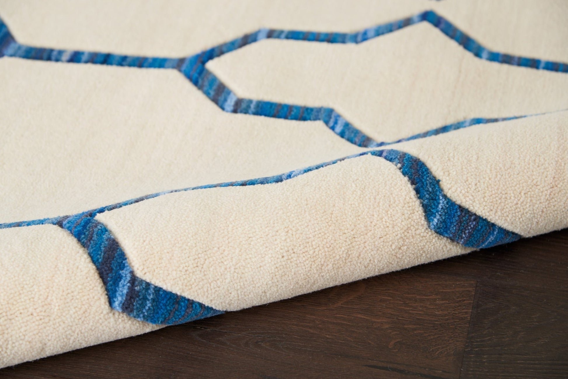 Barclay Butera Butera Collection BB205 Ivory Navy Transitional Woven Rug - Rugs - Barclay Butera - Atlanta Designer Rugs