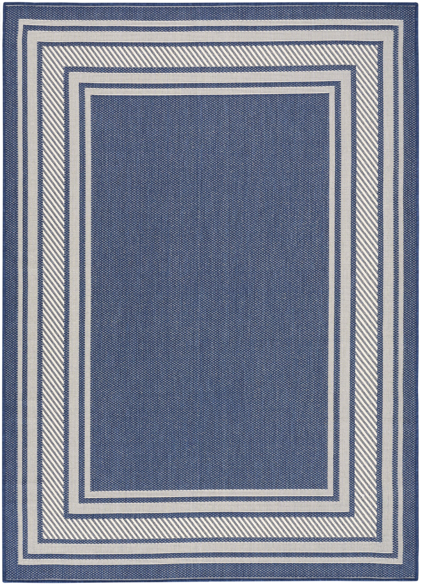 Nourison Home Horizon Indoor/Outdoor HOZ03 Navy Contemporary Power-loomed Rug