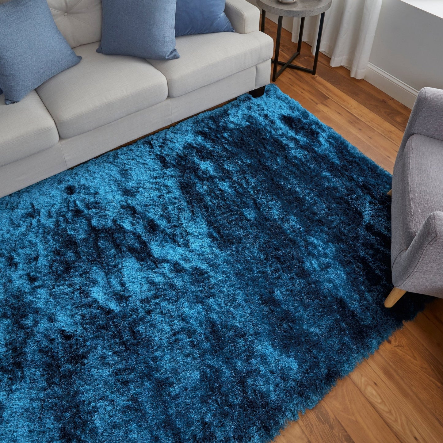 Feizy Indochine 4550F Teal Modern/Luxury & Glam/Casual Hand Tufted Rug - Rugs - Feizy - Atlanta Designer Rugs