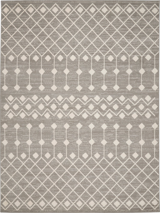 Nourison Home Grafix  Grey  Transitional