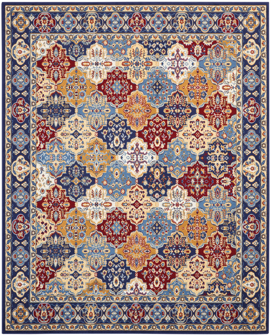 Nourison Home Grafix  Multicolor  Traditional