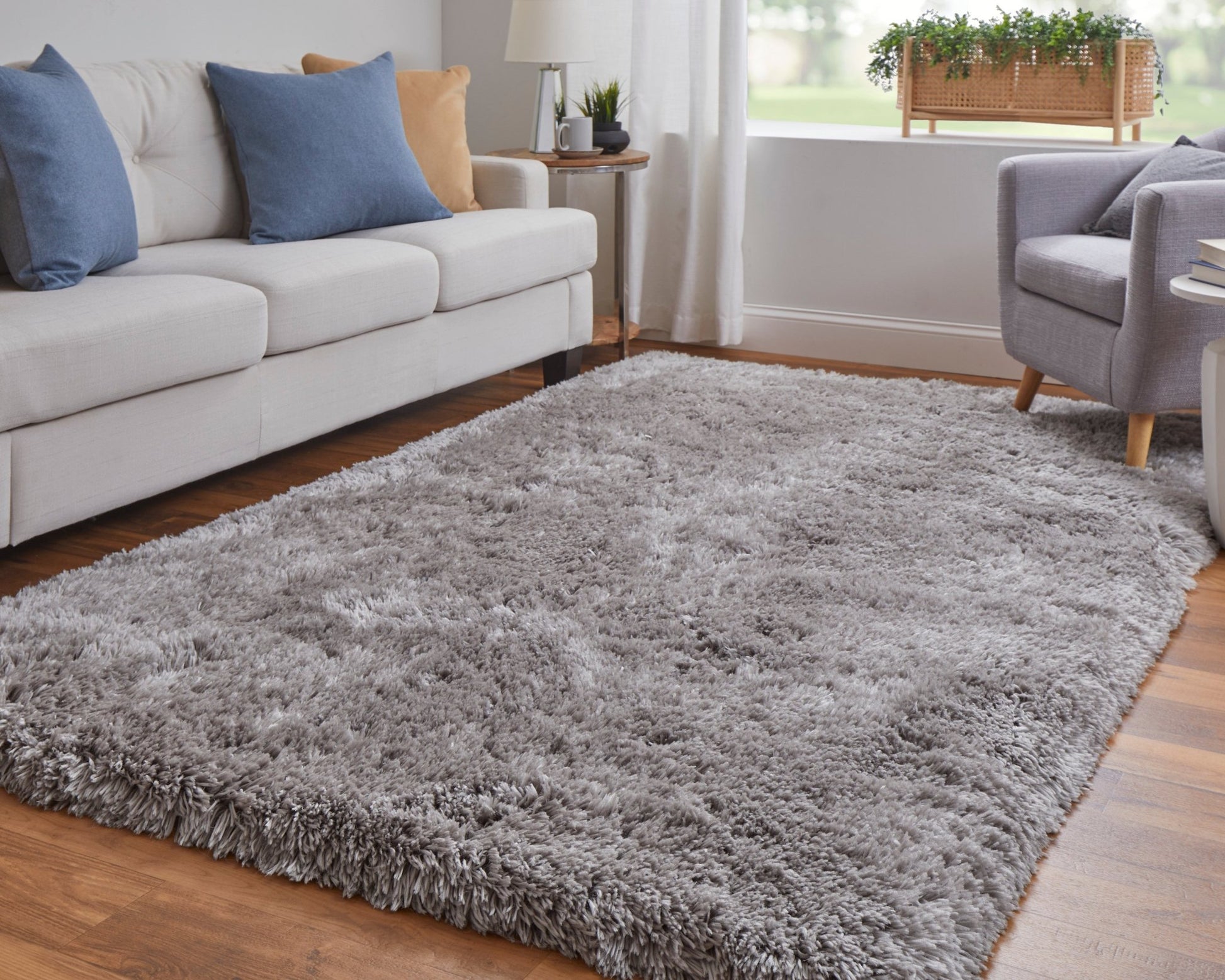 Feizy Beckley 4450F Fog Transitional/Casual Hand Tufted Rug - Rugs - Feizy - Atlanta Designer Rugs