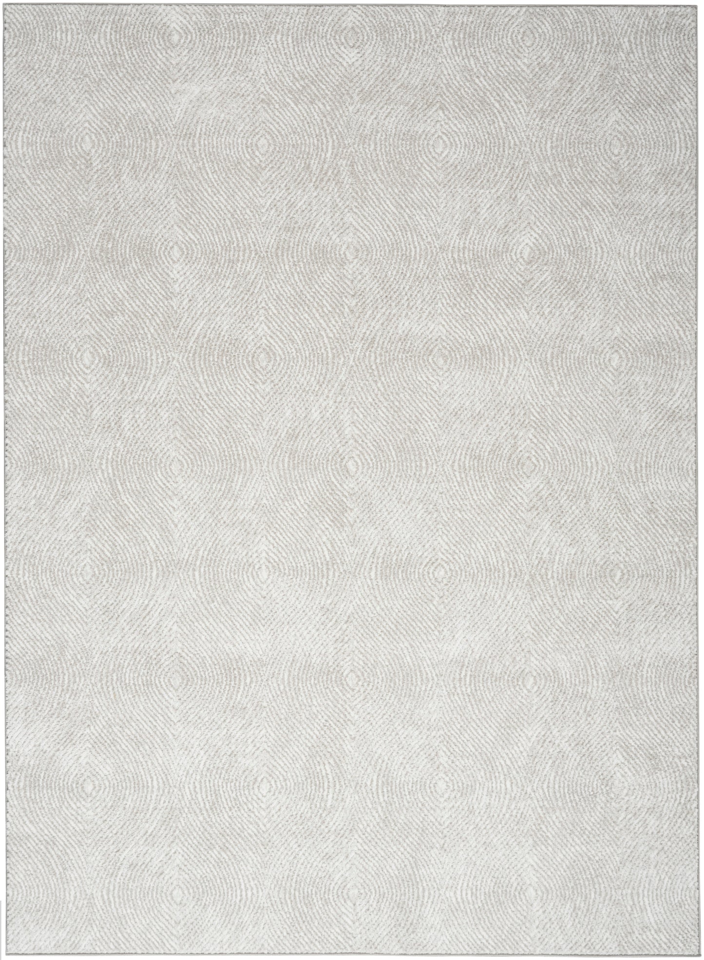 Nourison Home Dew DEW03 Silver Contemporary Jacquard Woven Rug