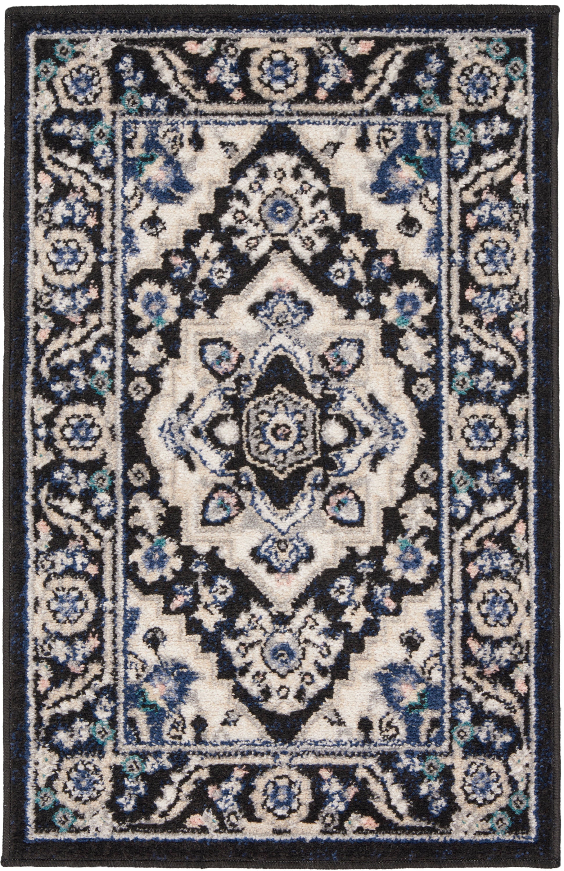 Nourison Home Passion  Black Ivory  Traditional