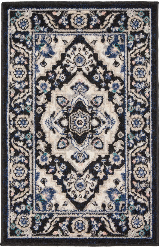 Nourison Home Passion  Black Ivory  Traditional