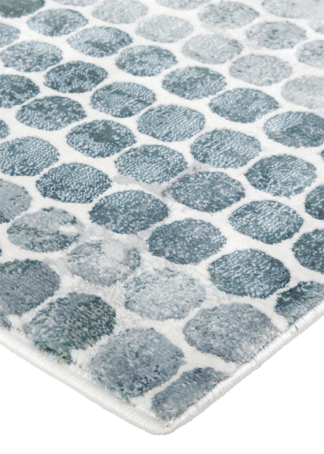 Feizy Atwell 3171F Blue Silver Transitional/Industrial/Farmho Machine Woven Rug - Rugs - Feizy - Atlanta Designer Rugs