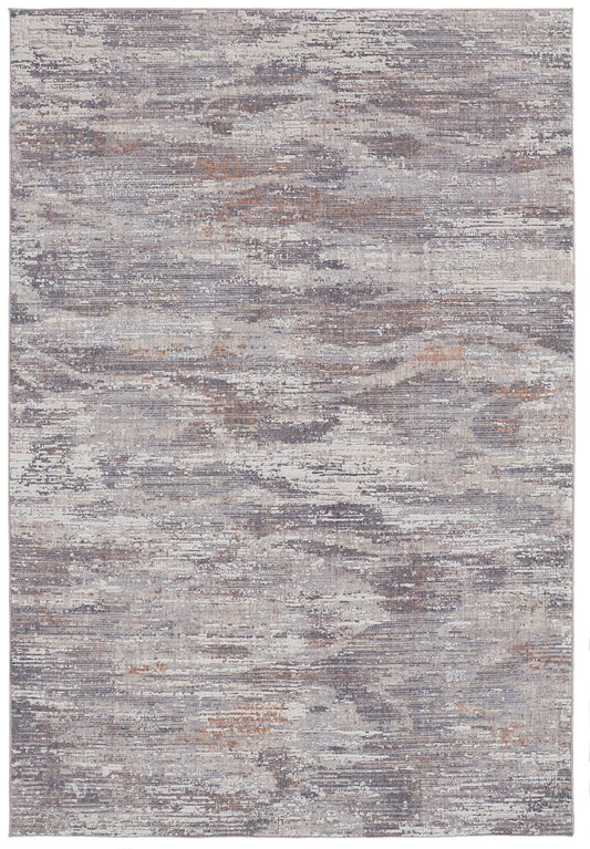 Feizy Lennon 39FYF Gray Multi Abstract Machine Woven Rug - Rugs - Feizy - Atlanta Designer Rugs