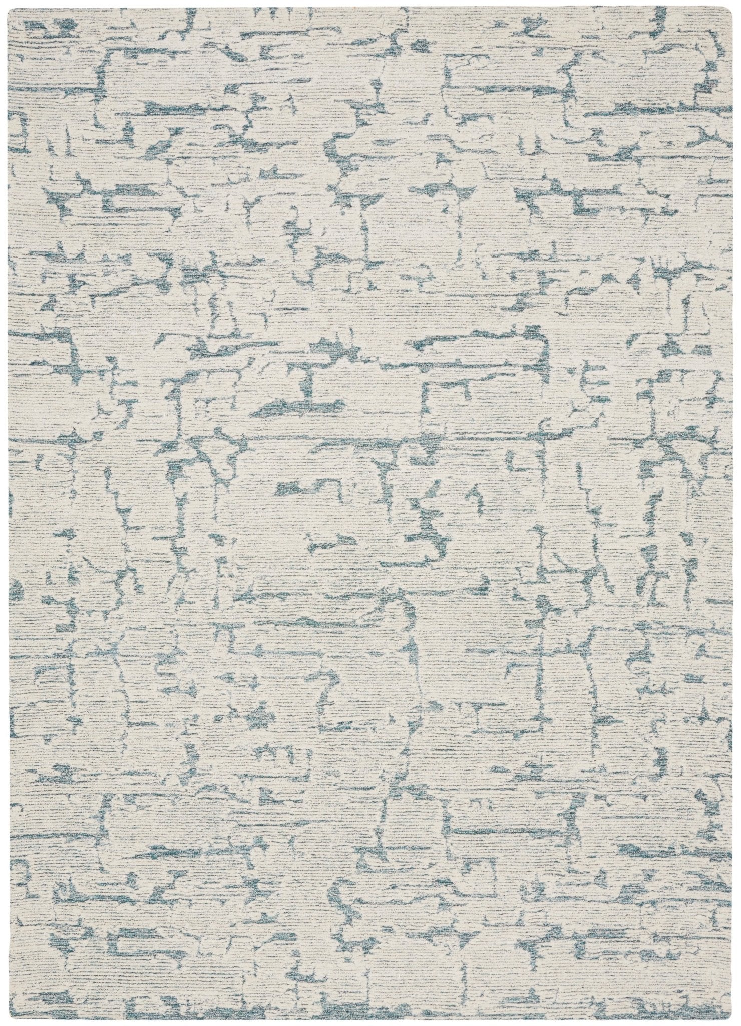 Calvin Klein CK009 Sculptural SCL01 Teal Contemporary Tufted Rug - Rugs - Calvin Klein - Atlanta Designer Rugs